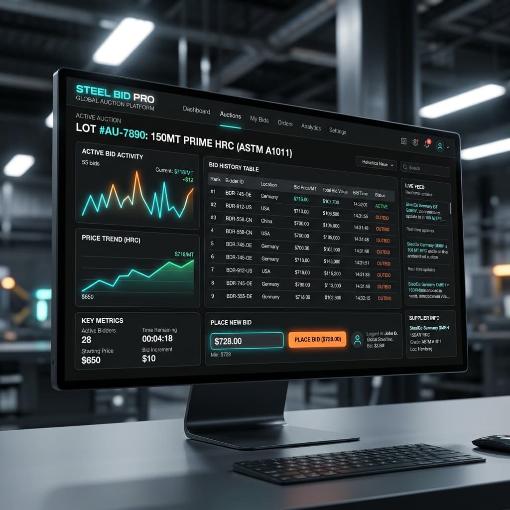 Digital Auction in Steel Procurement