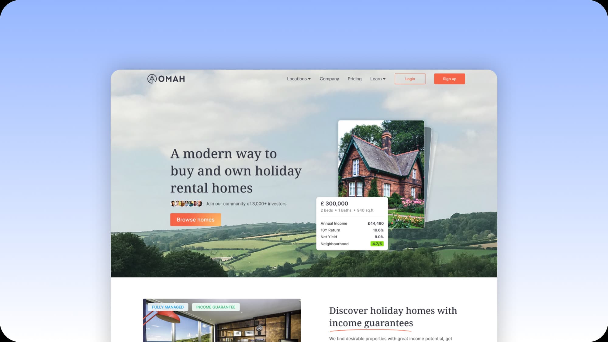 Rethinking the investor experience on Omah